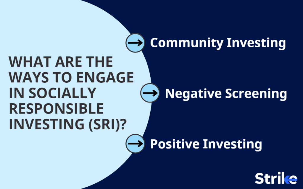 ways to engage in Socially Responsible Investing (SRI)