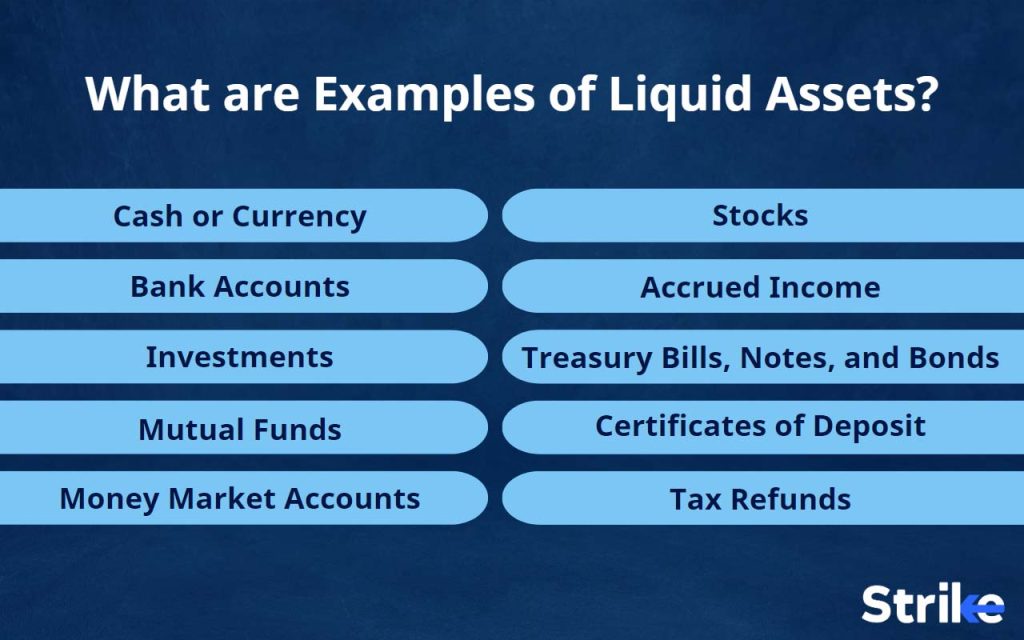 examples of liquid assets