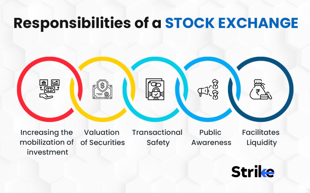What are the responsibilities of a Stock Exchange?