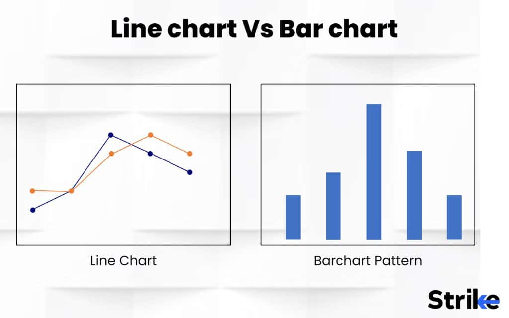 What is the Difference between Line Chart and Bar Chart?