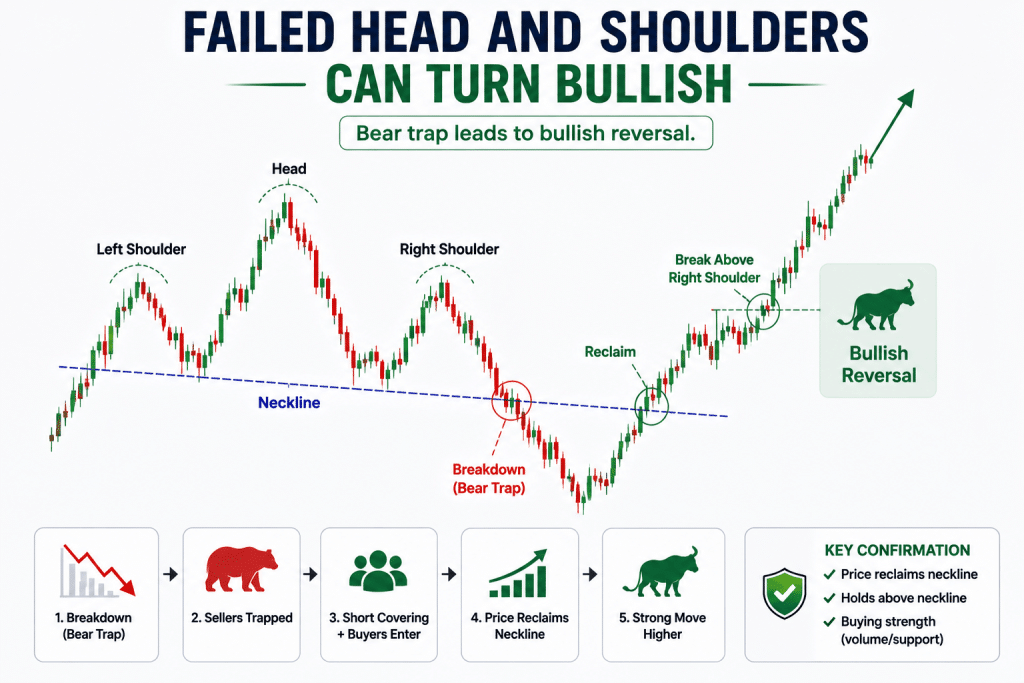 Head and Shoulders Pattern: Identification, 4 Types, Easy Trading Guide with Our Backtest Result 130 Can a Failed Head and Shoulders Turn Bullish