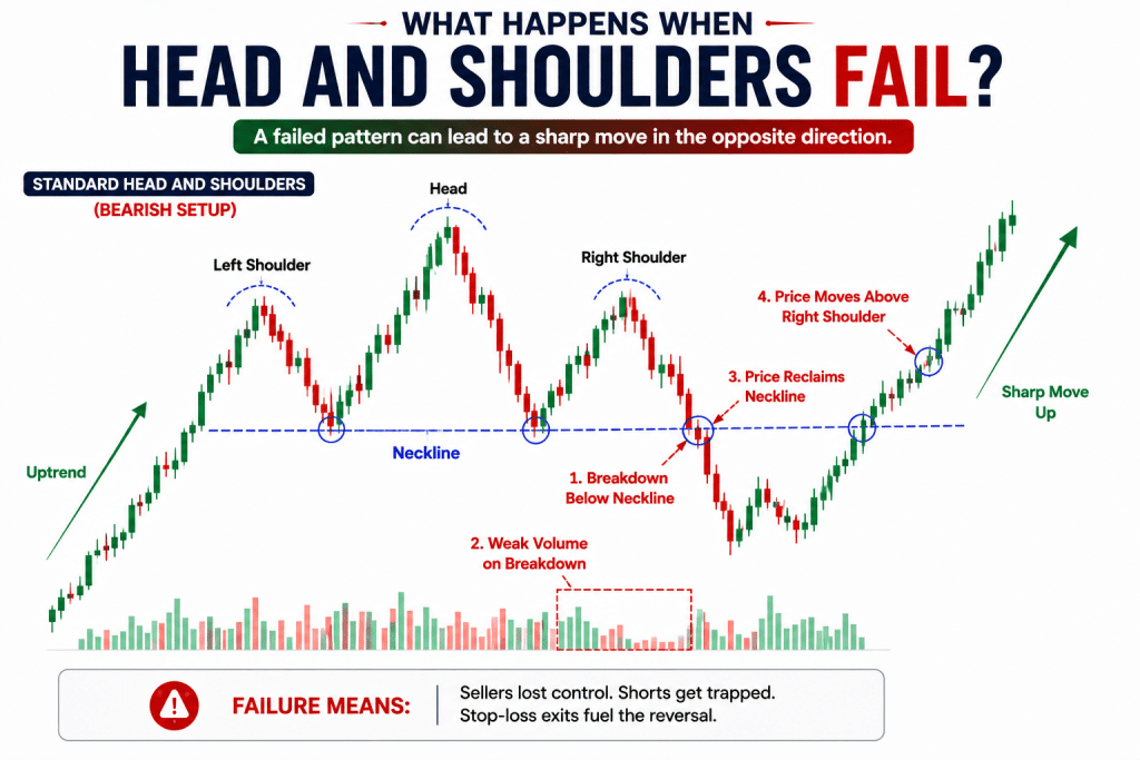 Head and Shoulders Pattern: Identification, 4 Types, Easy Trading Guide with Our Backtest Result 129 What Happens When Head and Shoulders Fail