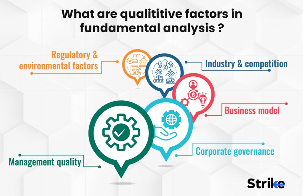 What are qualitative factors in fundamental analysis?