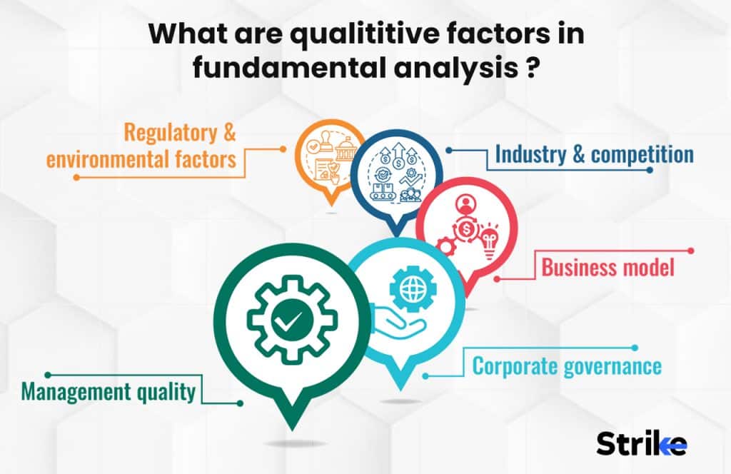 What are qualitative factors in fundamental analysis?