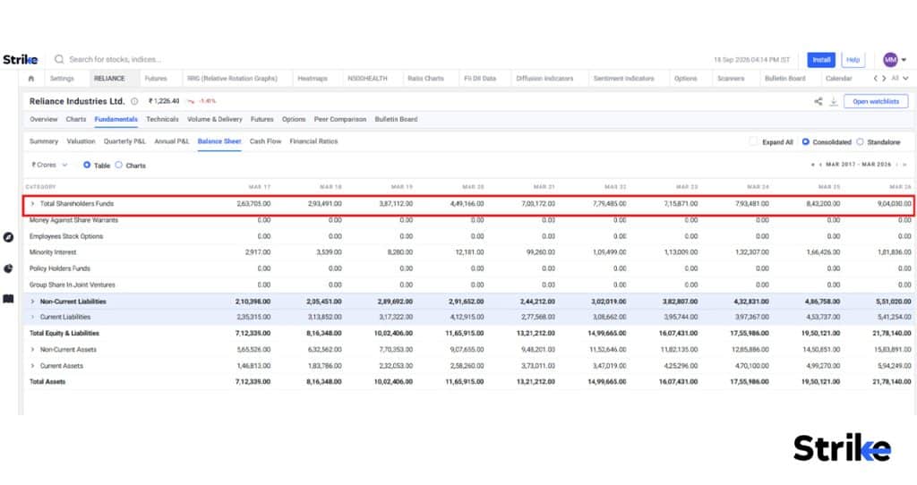 Shareholders’ Equity