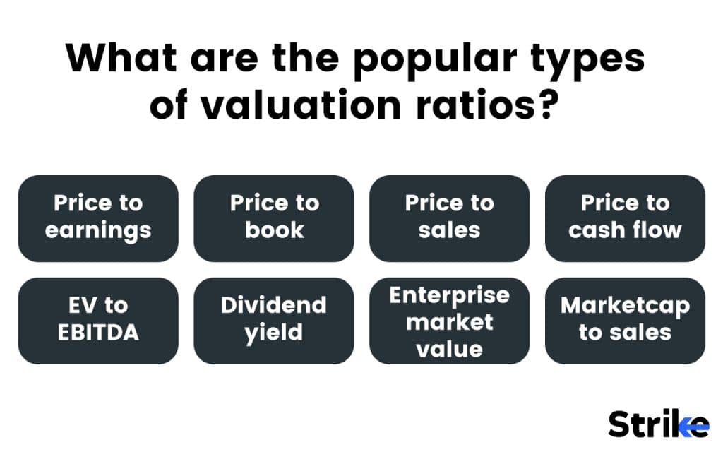 Valuation Ratios: Definition, Types, Calculation Example, Limitations 5 What are the popular types of valuation ratios