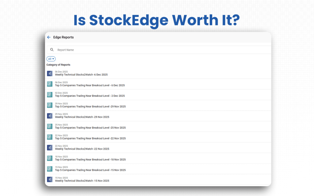 Is StockEdge Worth It