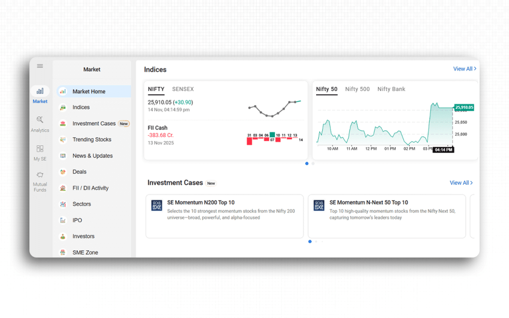 StockEdge's User Interface & Learning Curve