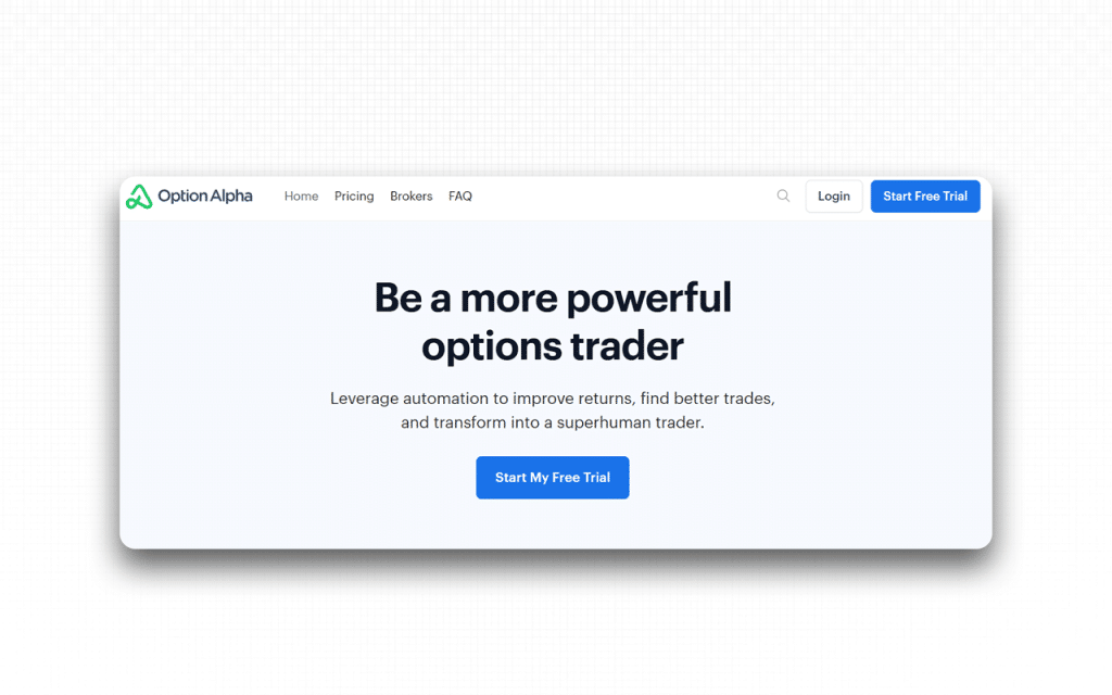 Option Alpha Review (Data-Backed) 2026: Features, Pros vs Cons, Pricing, Reviews, Is It Worth It? 120 User Interface & Learning Curve