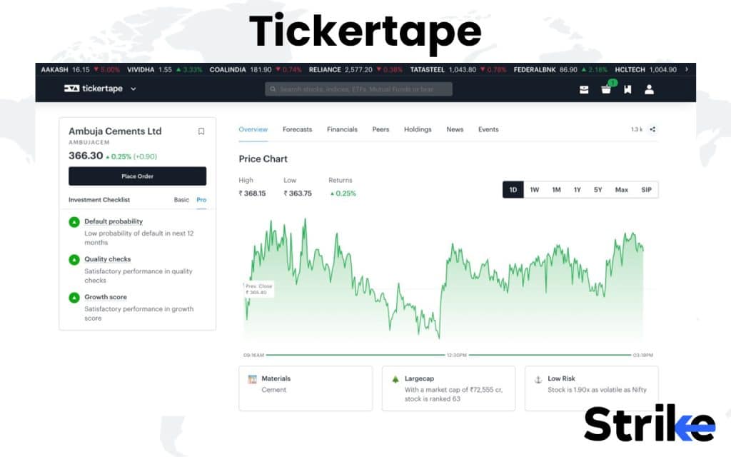 20 Essential Trading Softwares for Traders & Investors in India 229 Tickertape